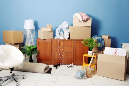 Careful handling of furniture during an Elephant and Castle move