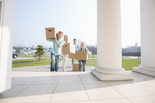 Local house removalists handling a residential move in South London