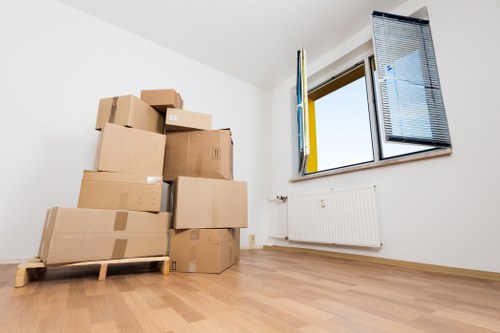 Local removal truck serving domestic and business customers in Elephant and Castle