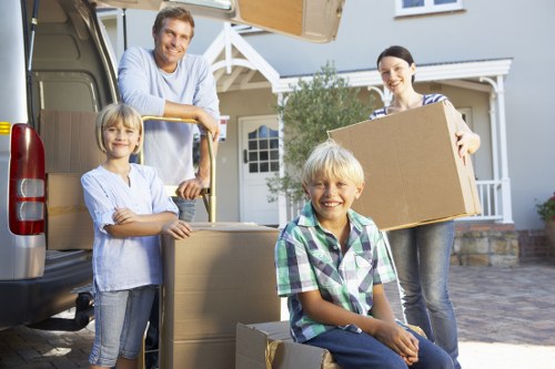 Commercial moving van service for office items near Elephant and Castle